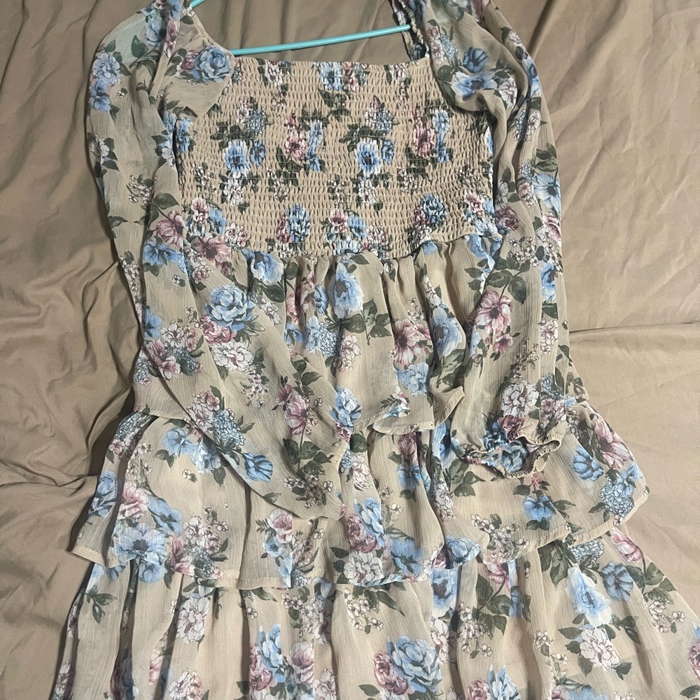 Floral Long Sleeve Dress